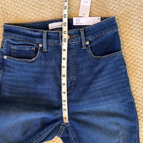 NWT Loft The Skinny High Rise Curvy Jeans - Picture 6 of 7